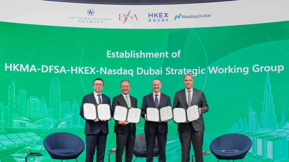 Hong Kong and Dubai form working group to strengthen financial market ties