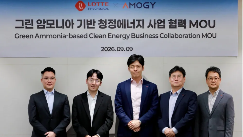 Amogy, LOTTE Fine Chemical to develop ammonia-to-power projects in South Korea