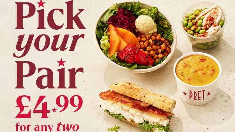 Pret A Manger launches £4.99 lunch deal alongside autumn menu
