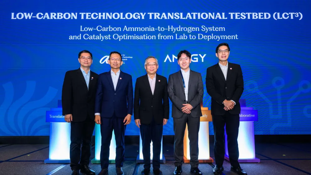 Amogy to test ammonia-cracking technology in Singapore