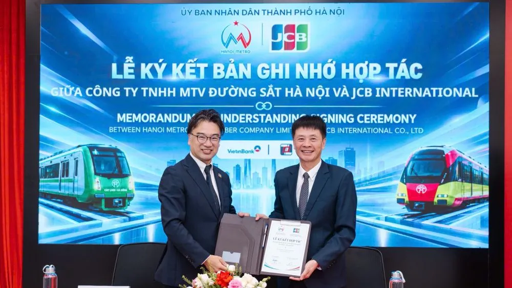  JCB and Hanoi Metro sign MOU for contactless fare gate payments