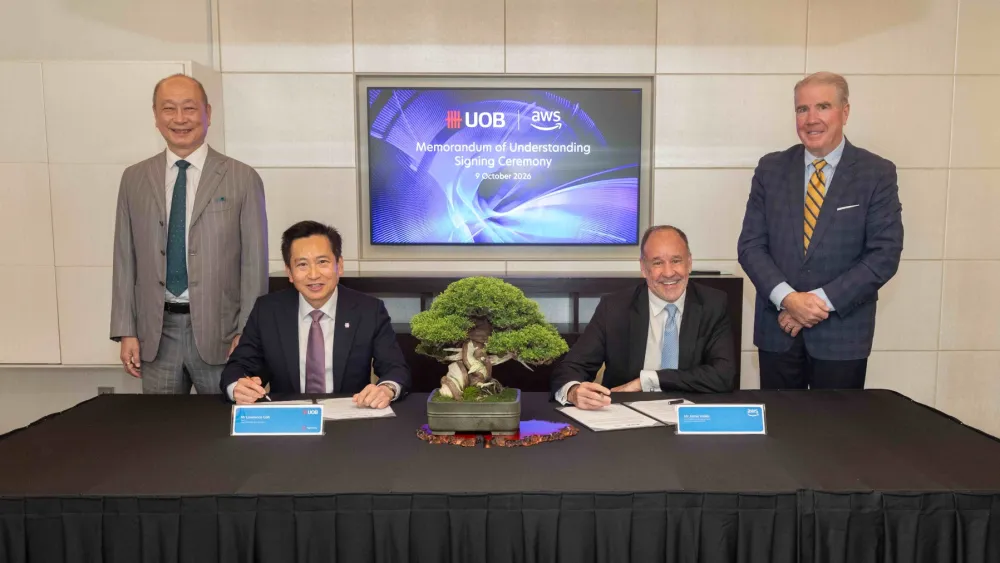 UOB and AWS sign MOU on hybrid cloud and AI for five markets