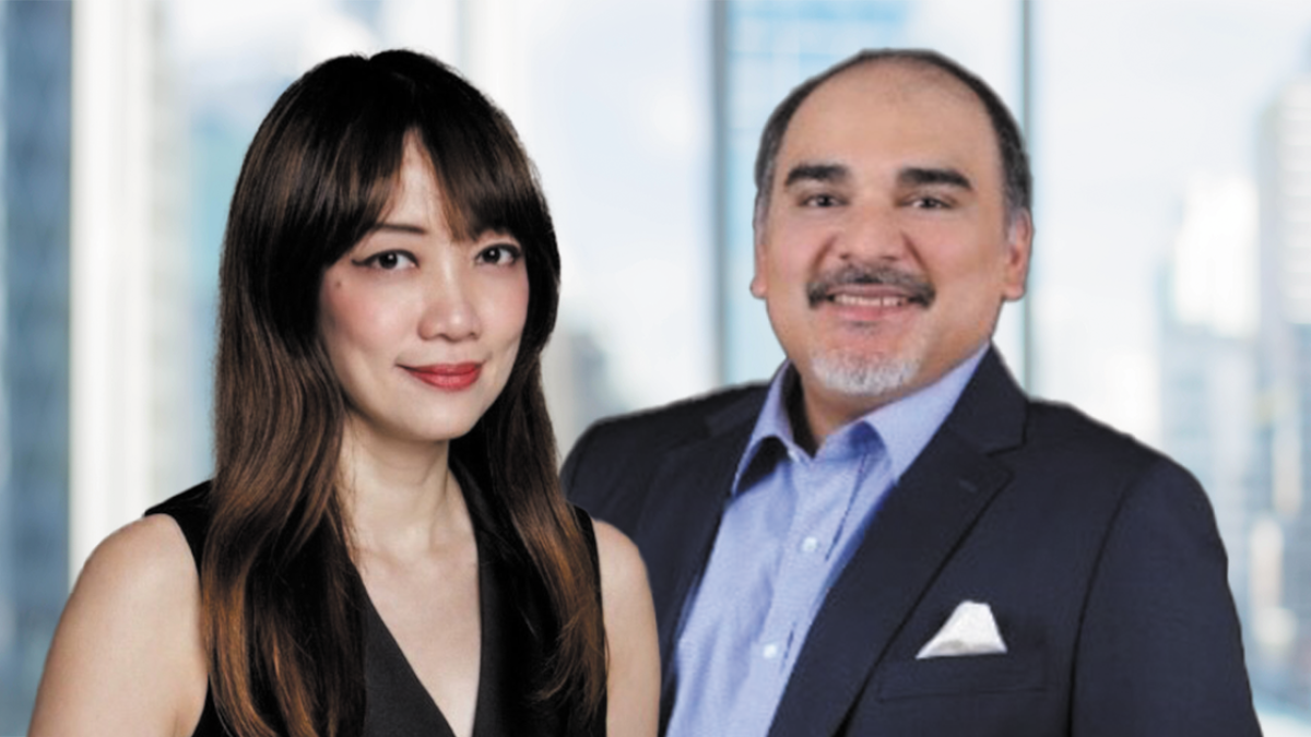 Winnie Yap (left) and Shayan Hazir (right).