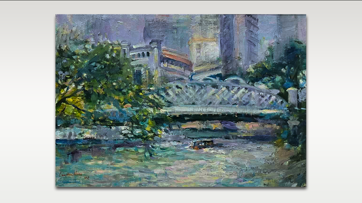Singapore River by Low Hai Hong, Photo from Low Sok Leng / ARTualize
