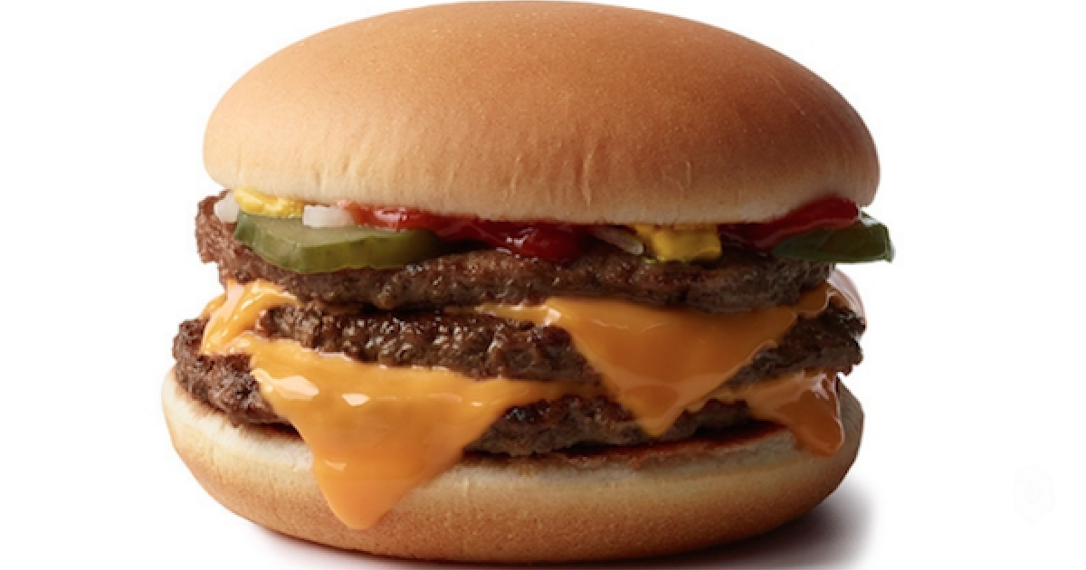 Triple Cheeseburger Mcdonalds No More Dry Burgers: McDonald's
