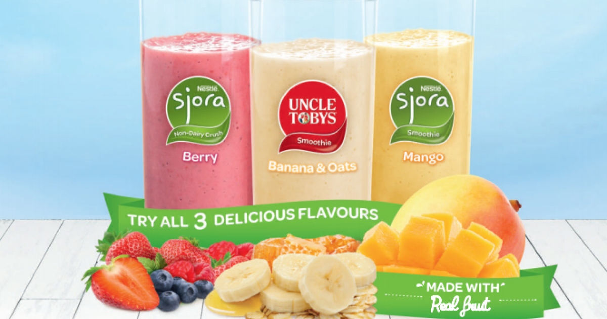 Beverages made with real fruit in just seconds