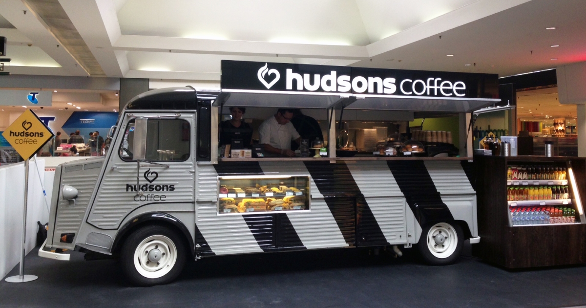Hudsons Coffee to sell from a van | QSR Media Australia