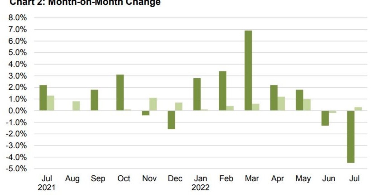 Chart of the day: Import price index slips 4.5% MoM in June | Singapore ...