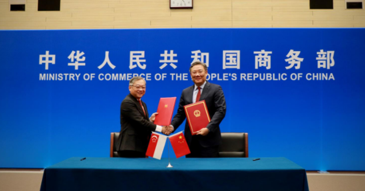 SG, China strengthens free-trade agreement | Singapore Business Review
