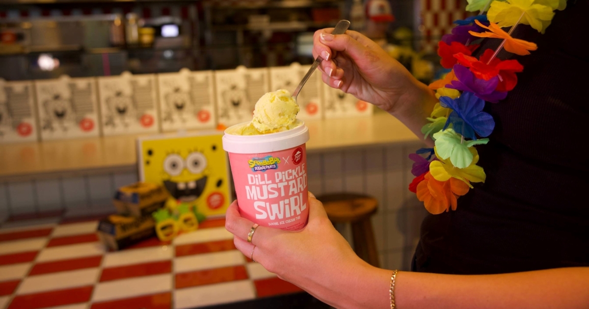 Spongebob Squarepants Eat Pizza