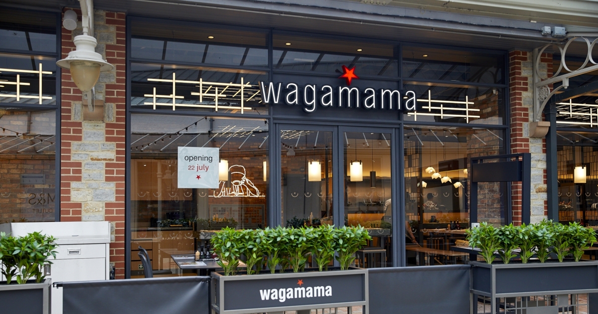 wagamama's 'most sustainable' restaurant features furniture made