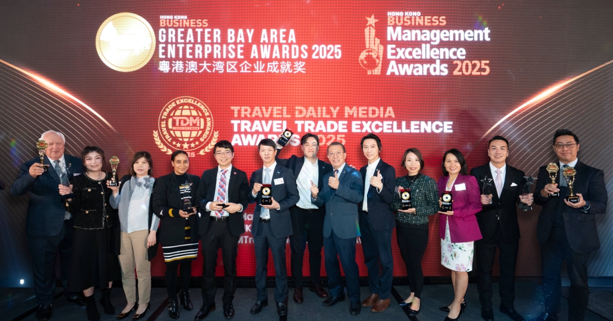 TDM Travel Excellence Awards颁发的出色旅行和酒店创新者 – 香港2025