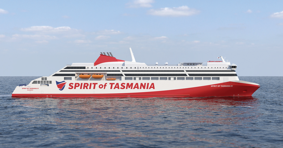 RMC Delivered the first spirit of Tasmania to the owner | Marine ...