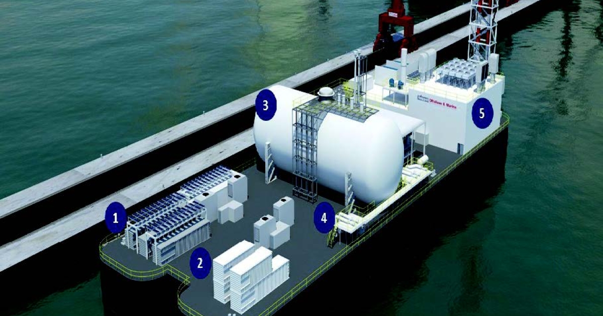 Singapore's First Floating Energy Storage System | Marine & Industrial ...