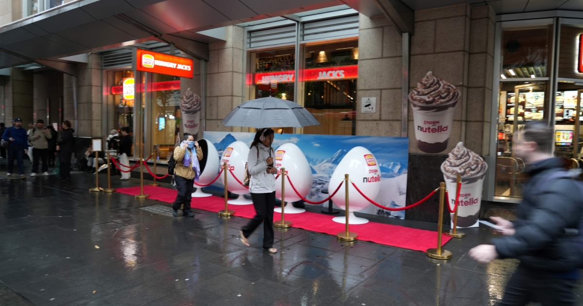 Hungry Jack’s launches Nutella scented multi-sensory pod pop-up in ...