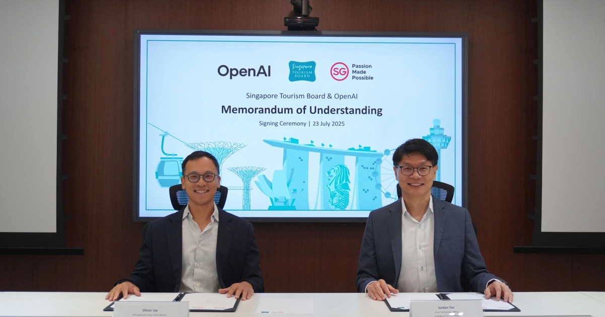 STB, OpenAI sign MoU to power AI shift in tourism sector | Singapore ...