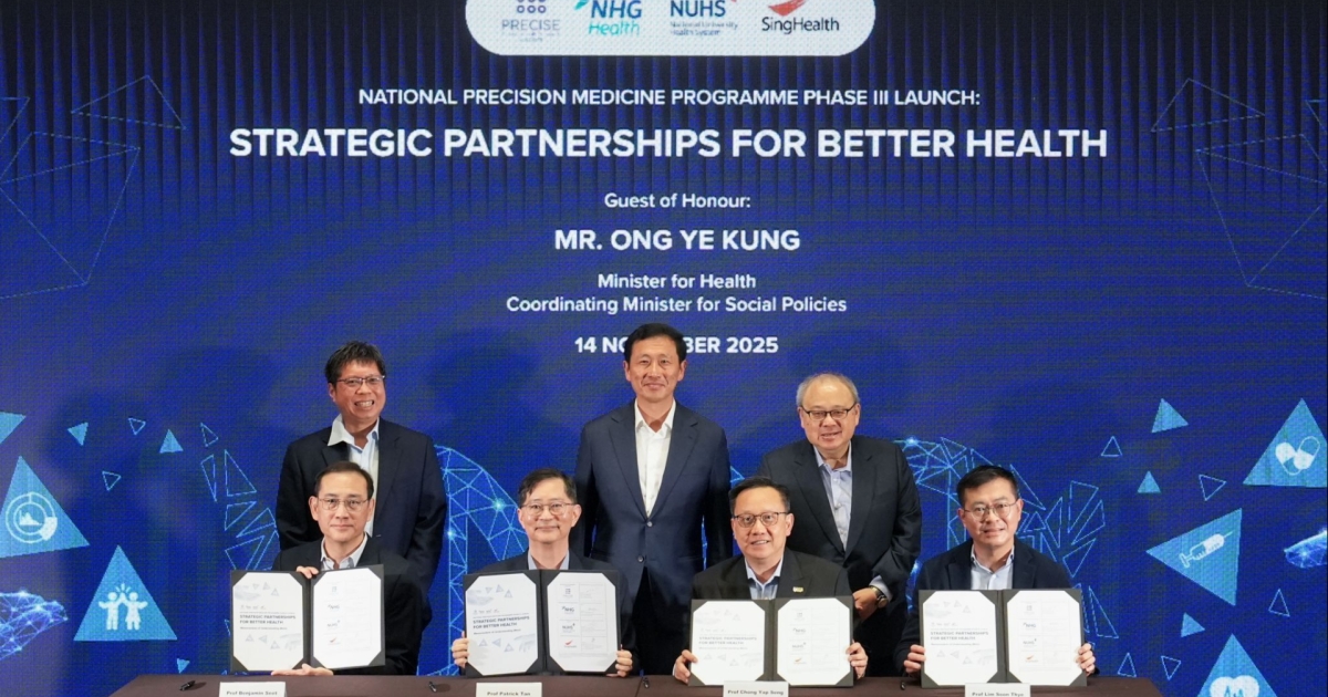 Singapore launches Phase III of National Precision Medicine Programme