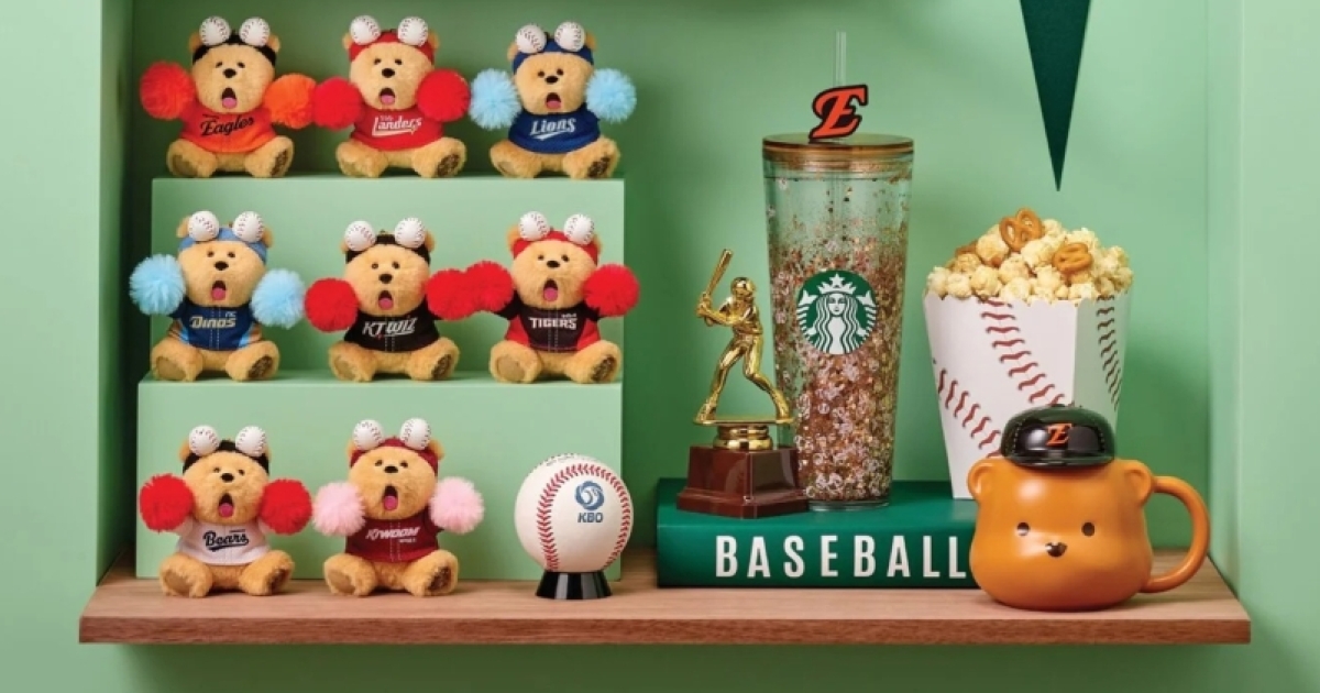 스타벅스 코리아 KBO 협업 관련 이미지(QSR Media)