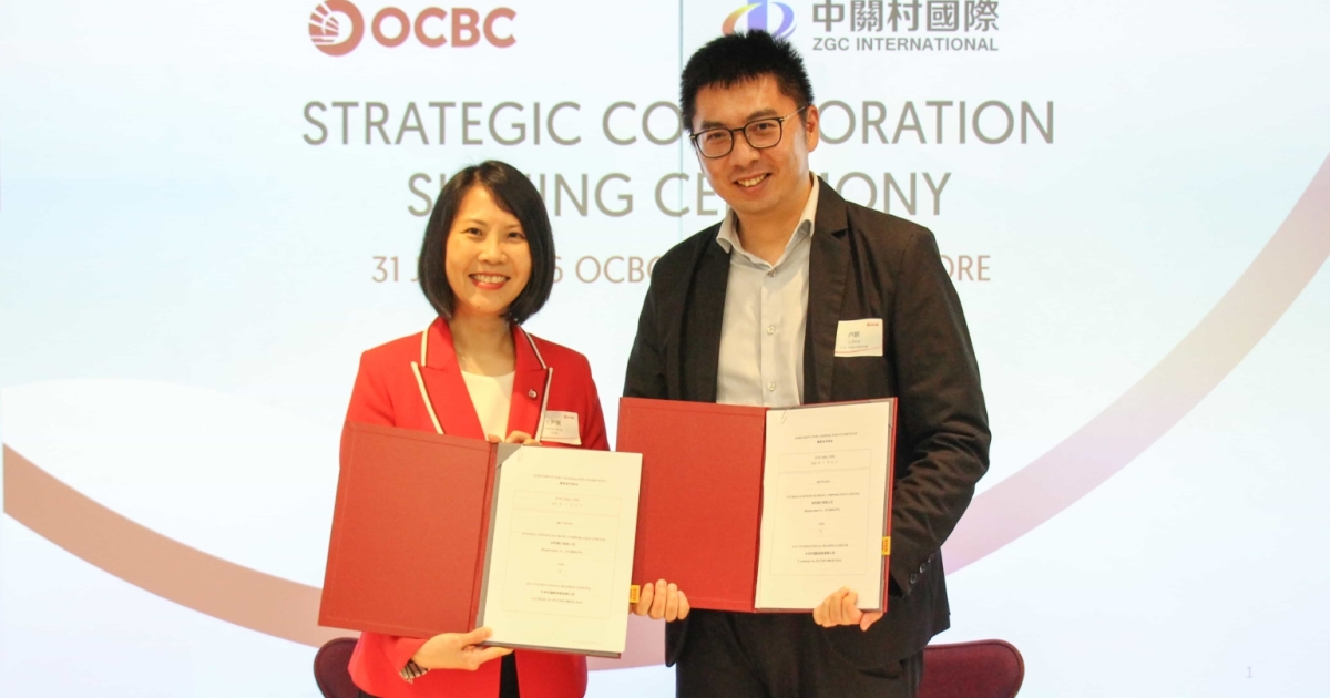 OCBC, ZGC International partner to target China-ASEAN tech flows