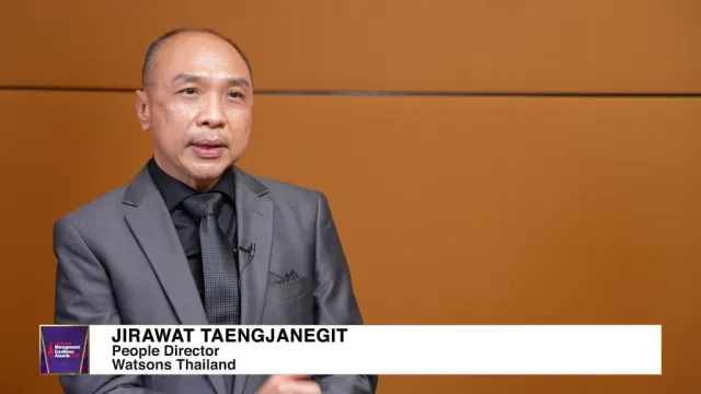 Asian Mangement Excellence Awards 2025 Winner: Jirawat Taengjanegit of Watsons Thailand