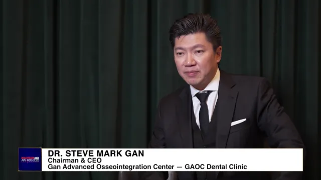 Healthcare Asia Awards 2025 Winner: Dr. Steve Mark Gan of Gan Advanced Osseointegration Centre - GAOC Dental Clinic