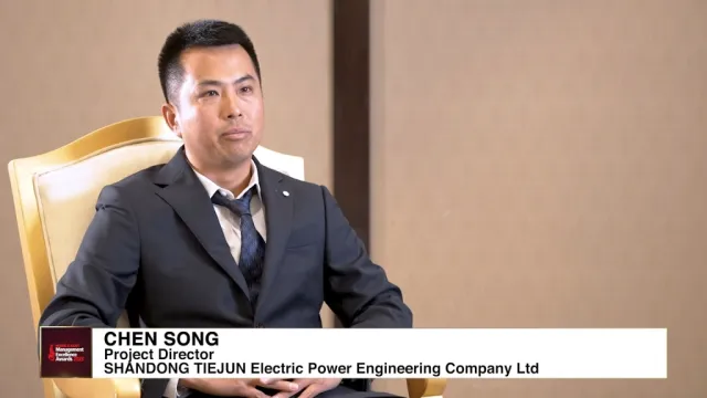 Middle East Management Excellence Awards 2025 Winner: Chen Song of Shandong Tiejun Electric Power Engineering Company Ltd