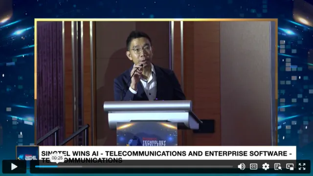 Singapore Business Review Technology Excellence Awards 2026 Winner: Singtel